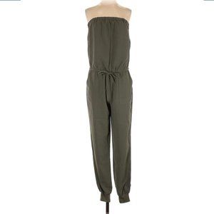 Joie Strapless Jumpsuit Green